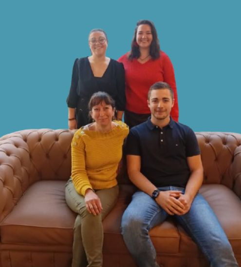 Cléa, Margot, Aurélie & Louis